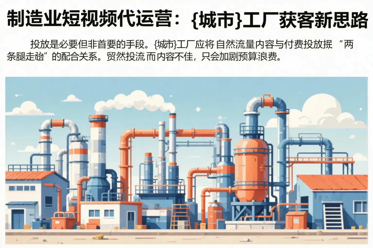 制造业短视频代运营：南芬工厂获客新思路